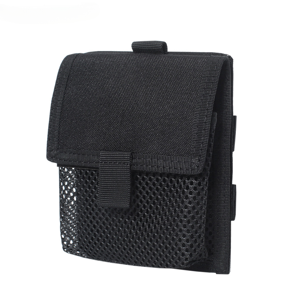 Tech Accessories Pouch - กระเป๋าเข็มขัดรัดเอว Molle กระเป๋าใส่โทรศัพท์ขนาดเล็กกระเป๋าเครื่องมือ EDC พร้อมห่วงตะขอสำหรับอุปกรณ์การล่าสัตว์วิ่งแคมป์ปิ้ง