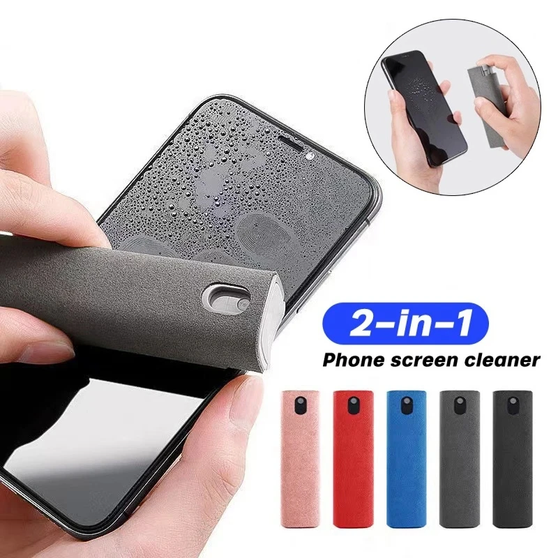 Screen Cleaner Spray - สเปรย์ทำความสะอาดหน้าจอ 2 in 1 สำหรับคอมพิวเตอร์ โทรศัพท์มือถือ