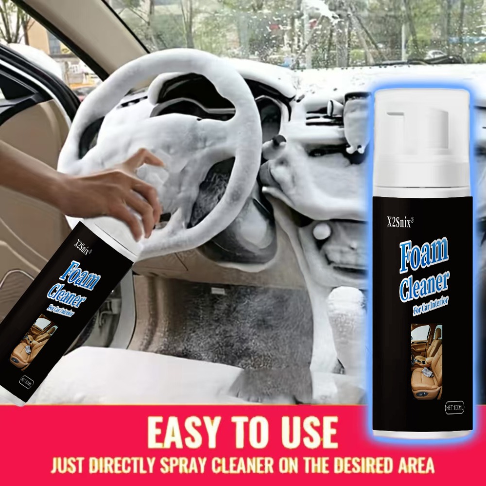 Screen Cleaner Spray - โฟมทำความสะอาดอเนกประสงค์ใหม่ สำหรับขจัดคราบและทำความสะอาดภายในรถยนต์ เบาะหนัง และทำความสะอาดบ้าน พร้อมสเปรย์บำรุงรักษา