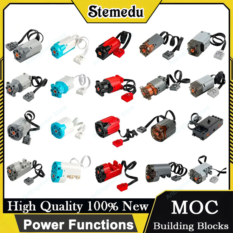 Tech Accessories Types - ชุดอุปกรณ์เสริมสำหรับประกอบโมเดล MOC อัพเกรดไฮเทค ทุกประเภท ชิ้นส่วนมอเตอร์เซอร์โว Tarin