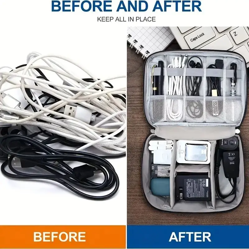 กล่องจัดระเบียบอุปกรณ์อิเล็กทร - Tech Accessories Types บทวิจารณ์และราคา