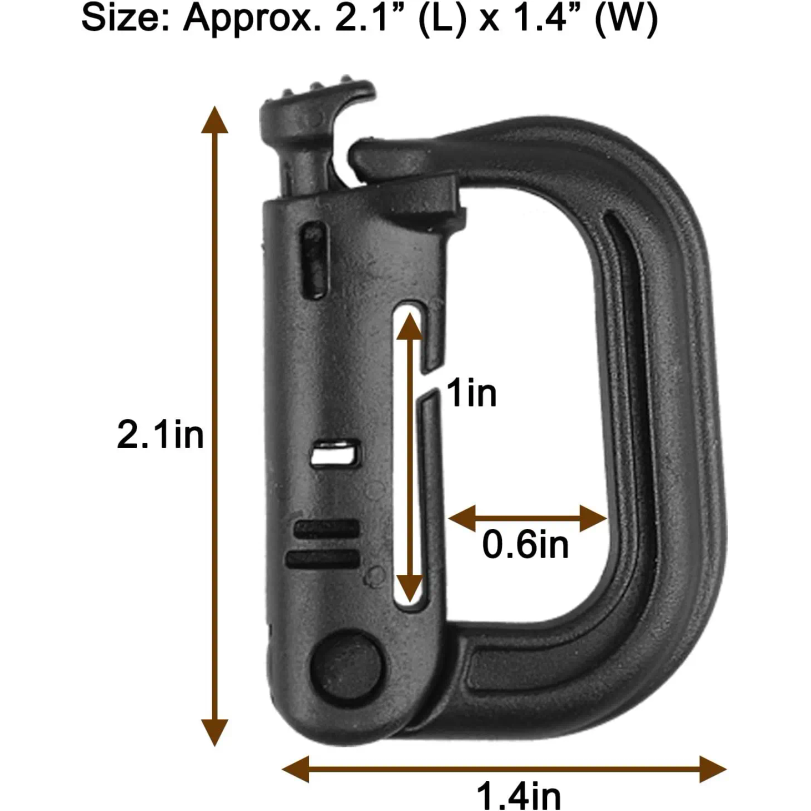 คาราไบเนอร์แบบ D-Ring พลาสติก  - Tech Accessories Pouch บทวิจารณ์และราคา