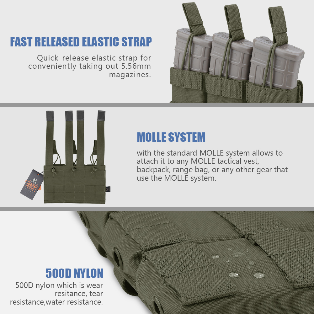 กระเป๋าใส่แม็กกาซีน KRYDEX Tac - Tech Accessories Pouch บทวิจารณ์และราคา